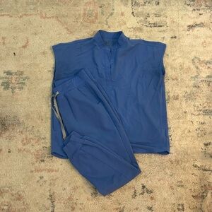 FIGS Ceil Blue Jogger Set
